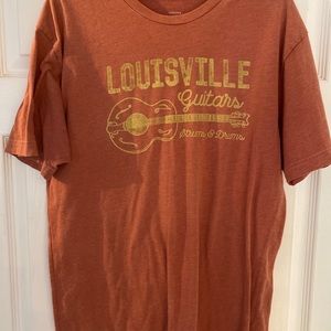 Louisville guitars strums and drums T-shirt